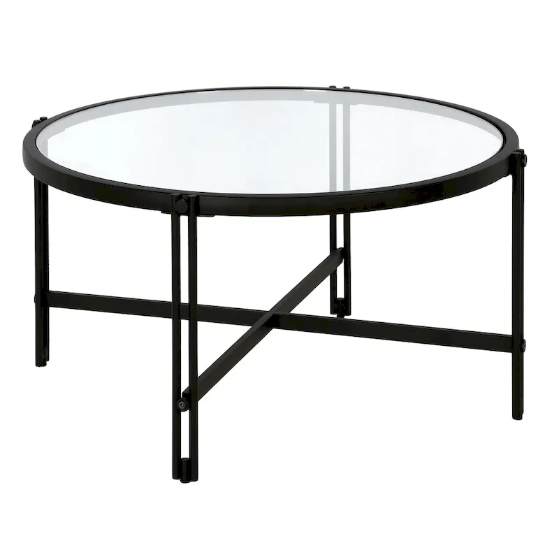 Inez 32   Wide Round Coffee Table
