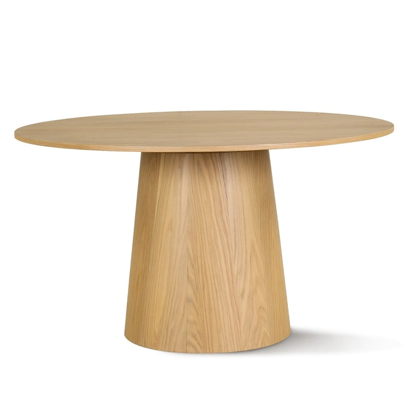 52 Solid Oak Round Pedestal Dining Table