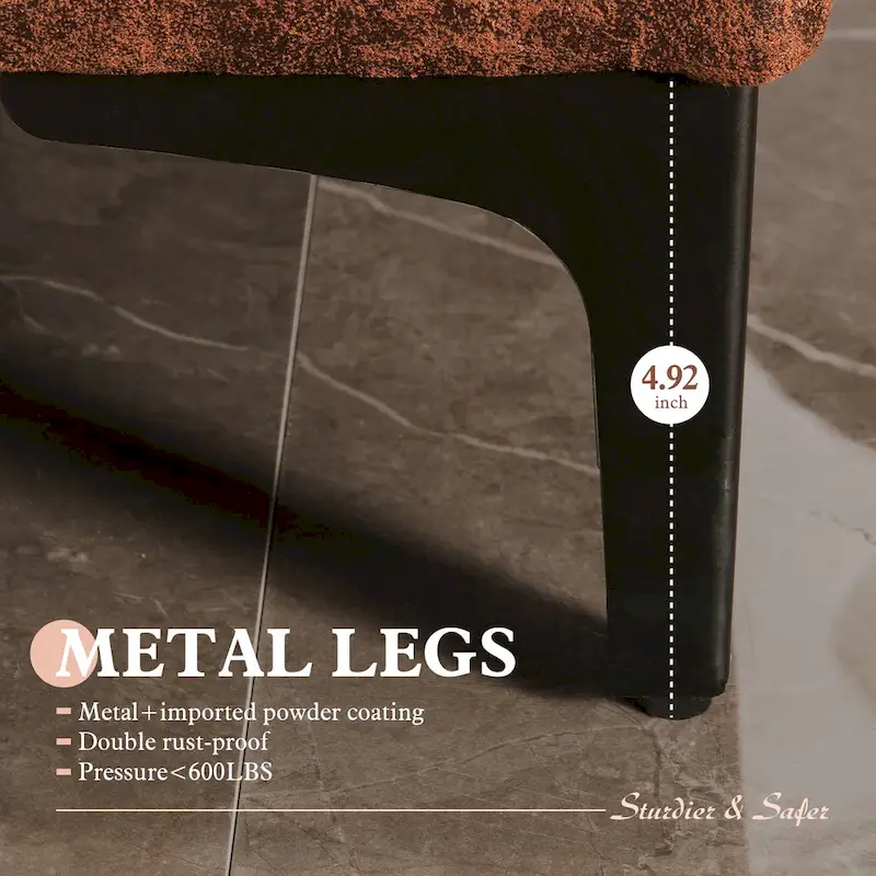 Brown Suede Reversible Chaise Sofa - 2-3 Seater