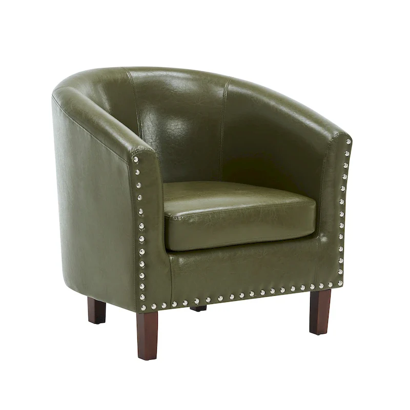 Carson Carrington Junsele PU Leather Accent Club Chair