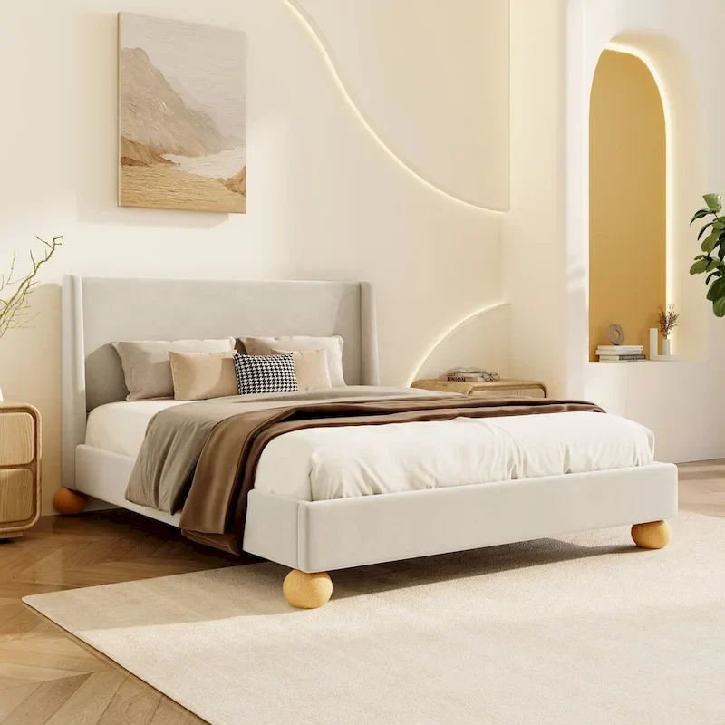 Modern Upholstered Platform Bed