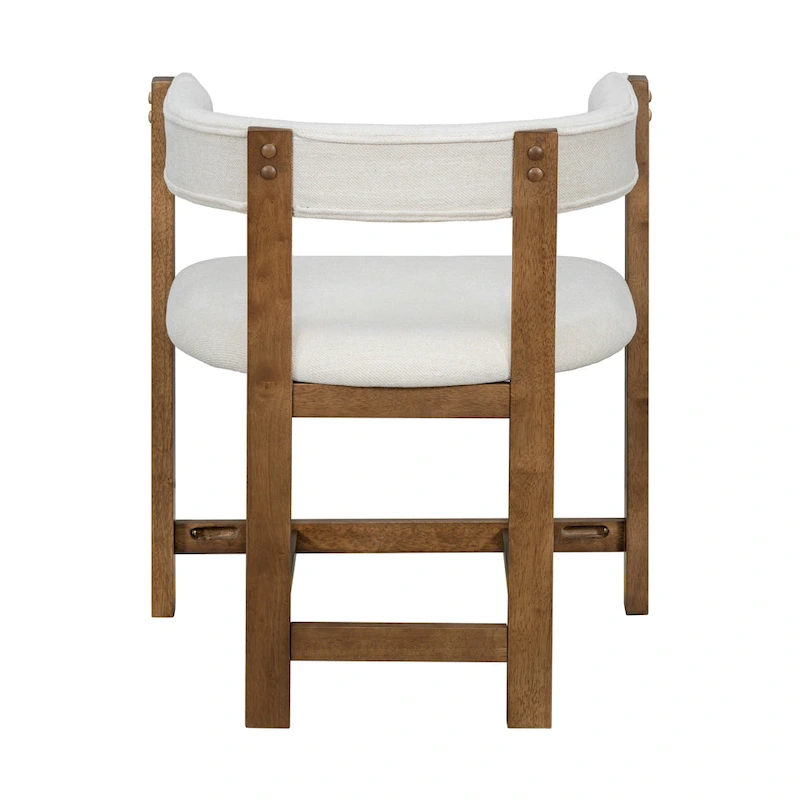 Christopher Knight Home - Bennett Elegant Barrel-Back Dining Armchair Set of 2