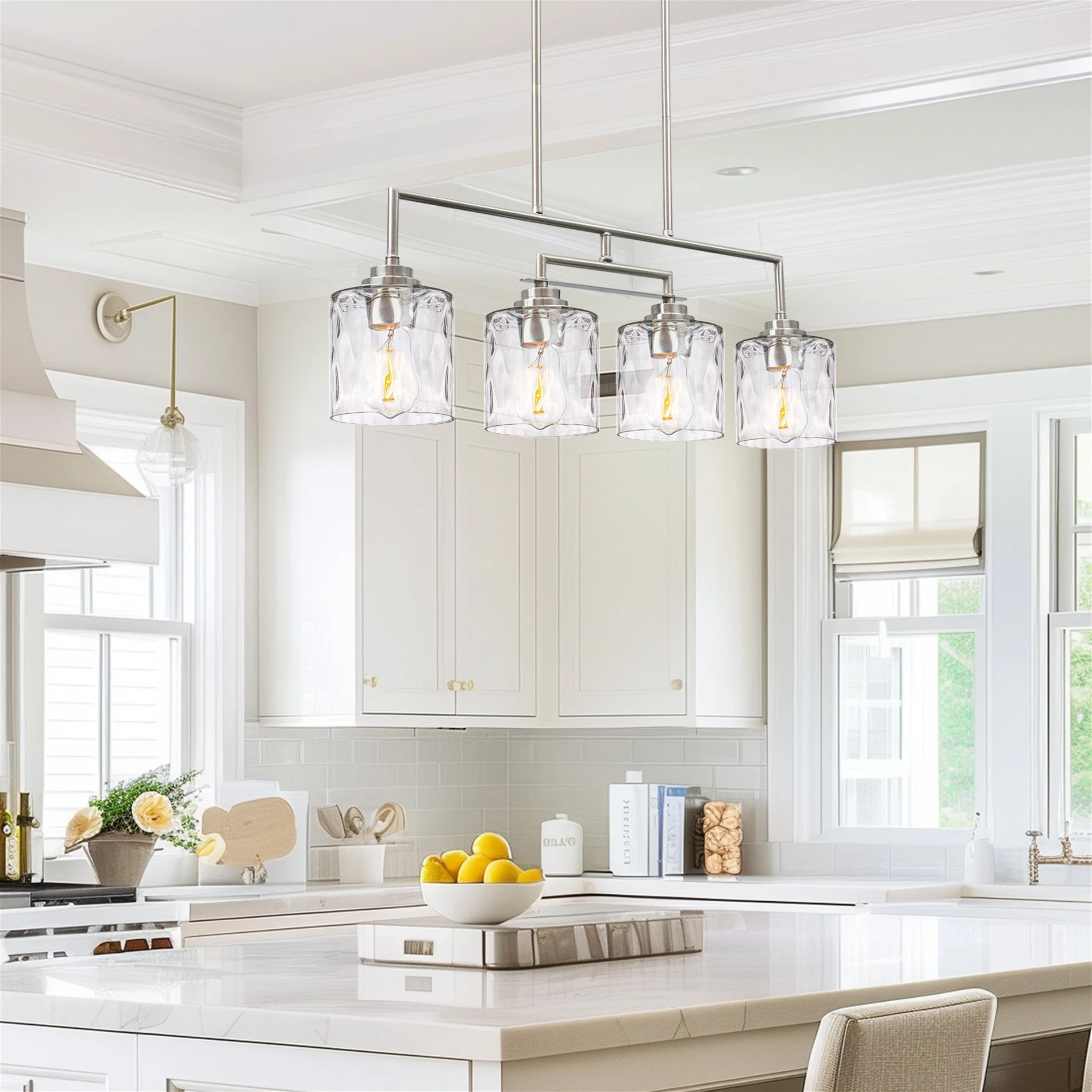 Monroe 28 Modern 4-Light Island Light