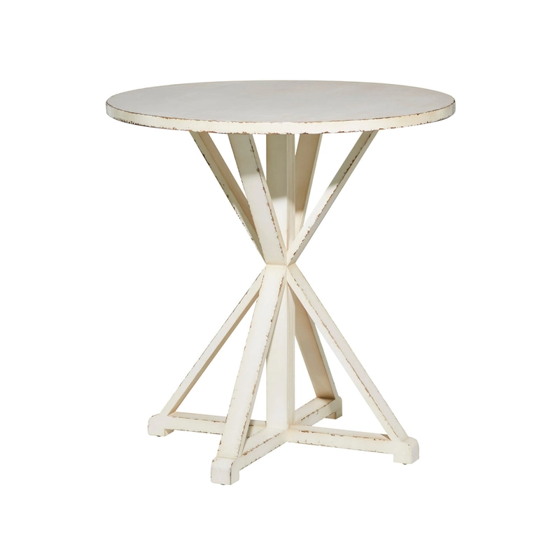 Wood Accent Table - White or Brown - Roche River Decor