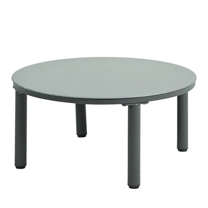 Elegant 8-Piece Modular Half Moon Patio Sofa Set with High-Low Coffee Tables