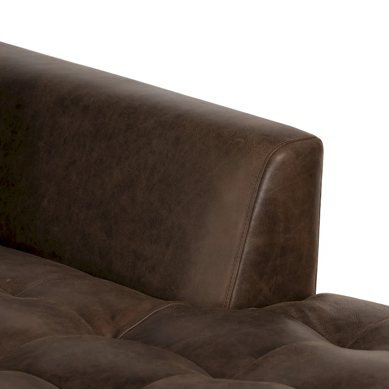 Poly & Bark Calle 114 Right-Facing Sectional - Full Grain Genuine Italian Leather