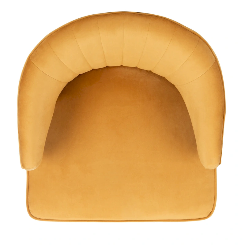 SAFAVIEH Amalia Velvet Wingback Accent Chair - 26.8  x 28  x 31.9  - 27Wx28Dx32H