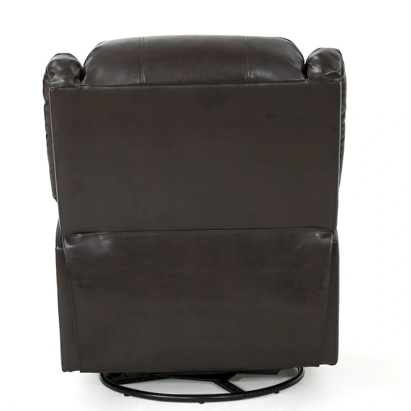 Roomfitters Fabric Glider Recliner with Swivel, Manual Reclining Chair