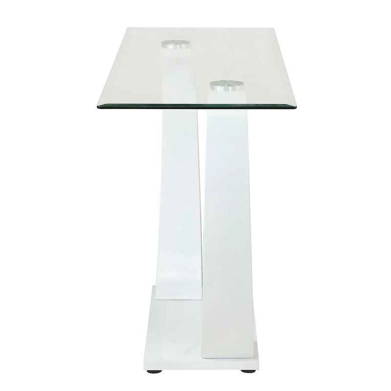 Cres Glam Glasstop 3-Piece Coffee Table Set by Furniture of America