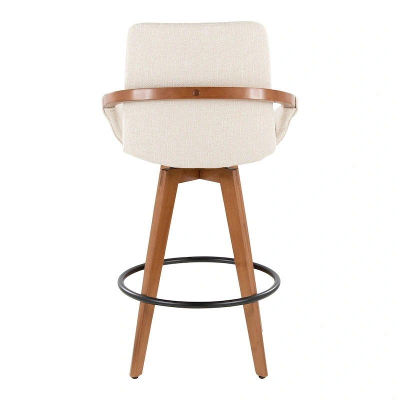 Carson Carrington Pugo 26 Fixed-Height Counter Stool in Noise Fabric