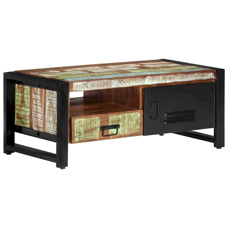 vidaXL Coffee Table Living Room End Table Accent Side Sofa Table Solid Wood