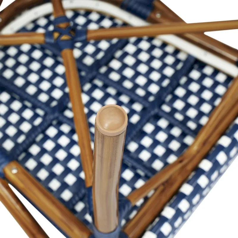 Stacking Bistro Chairs with Metal Frames