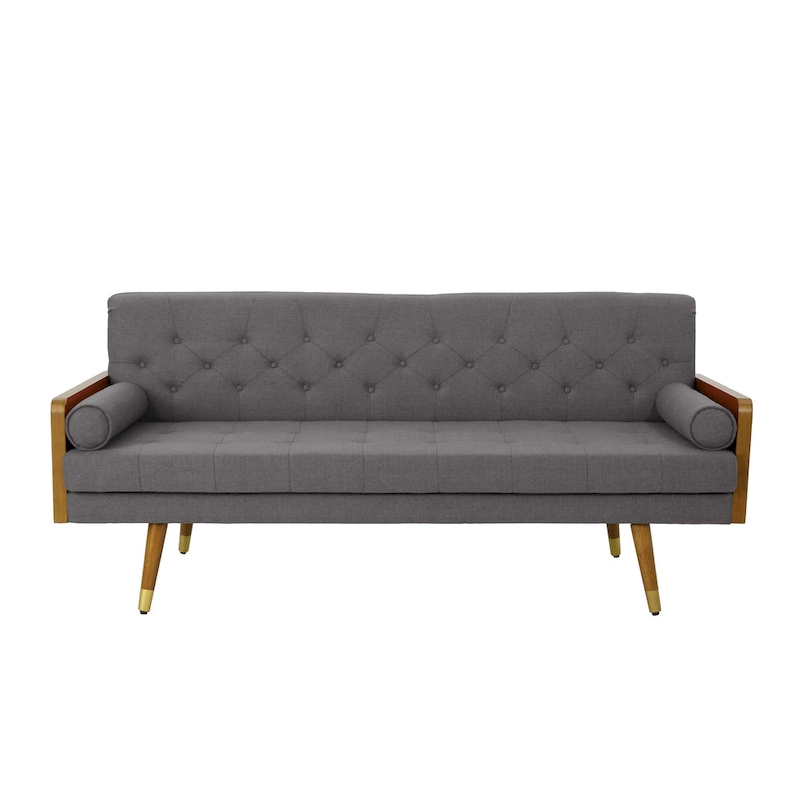 Jalon Tufted Fabric Sofa by Christopher Knight Home