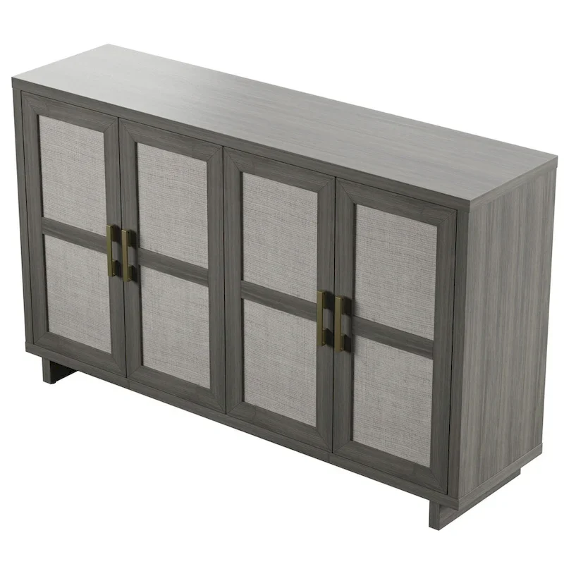 Coastal Sideboard with Linen Inspired Accents