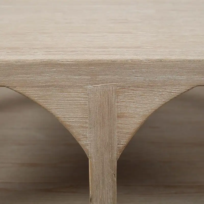 White Wash Reclaimed Wood Coffee Table - 67