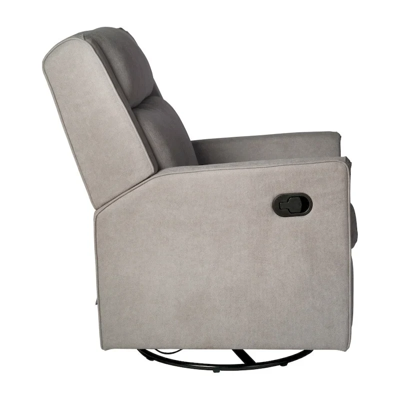 Manual Rocking Recliner Chair with Swivel and Gliding Motion