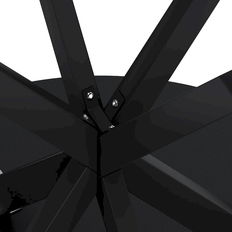 Modern Cross Leg Round Dining Table ,Two Piece Removable Top