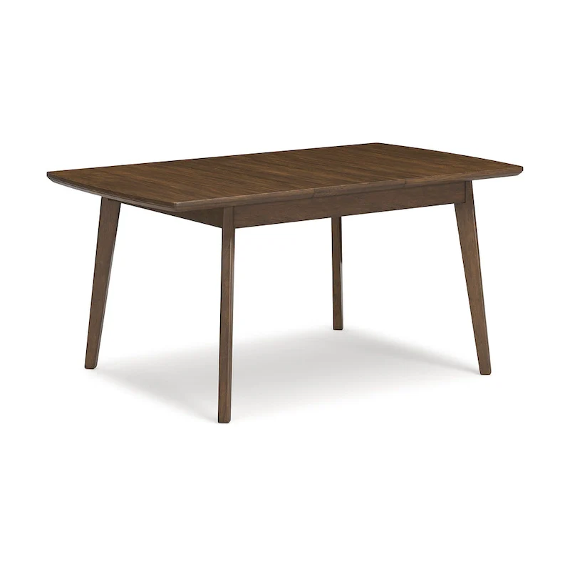 Signature Design by Ashley Lyncott Brown Rectangular Dining Butterfly Extension Table - 36W x 48/64D x 30H
