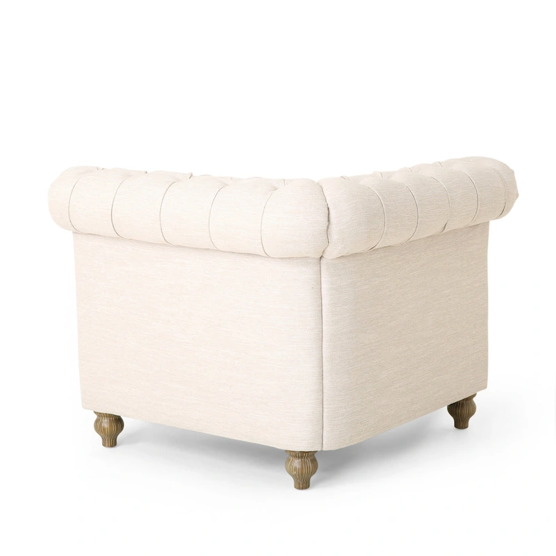 Castalia Chesterfield Tufted 7-seat Sectional Sofa by Christopher Knight Home - 114.00 L x 70.00 W x 31.50 H