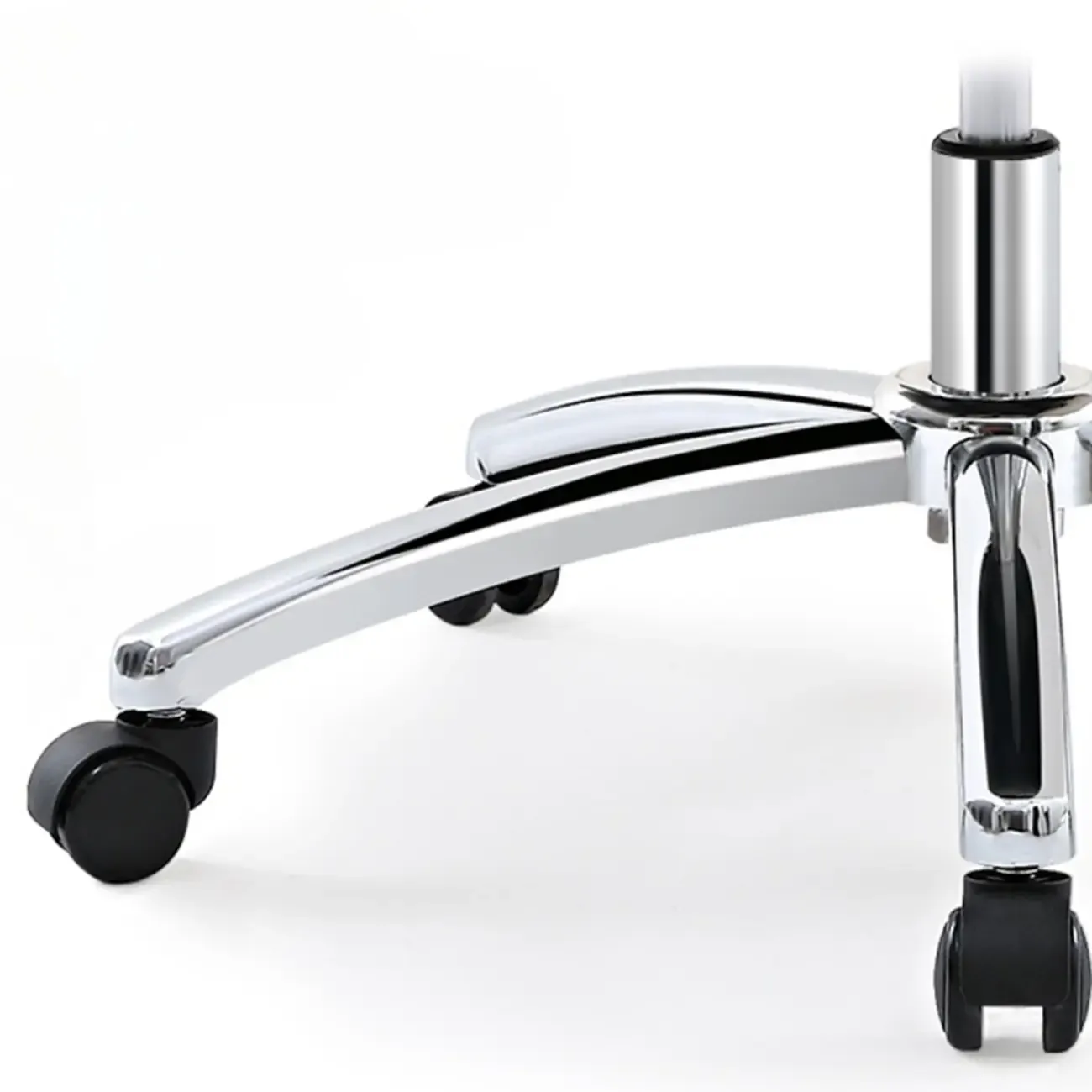 Upholstered Brown Leather Adjustable Swivel Office Chair