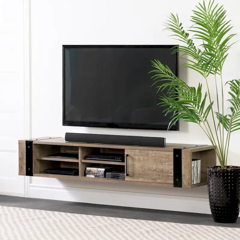 Munich 68 Wall Mounted Media Console - 68-Inch