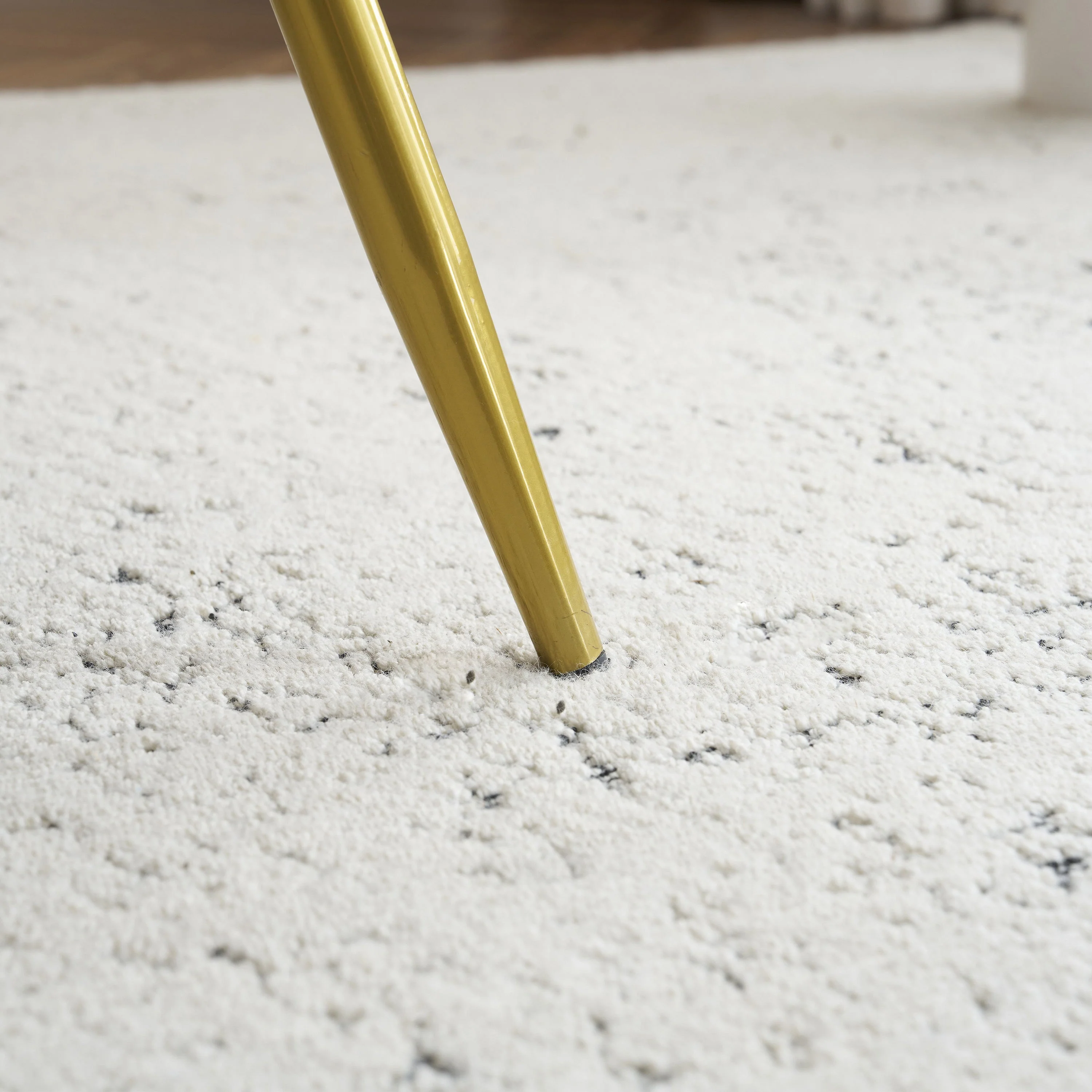 Modern Velvet Accent Chair with Gold Legs