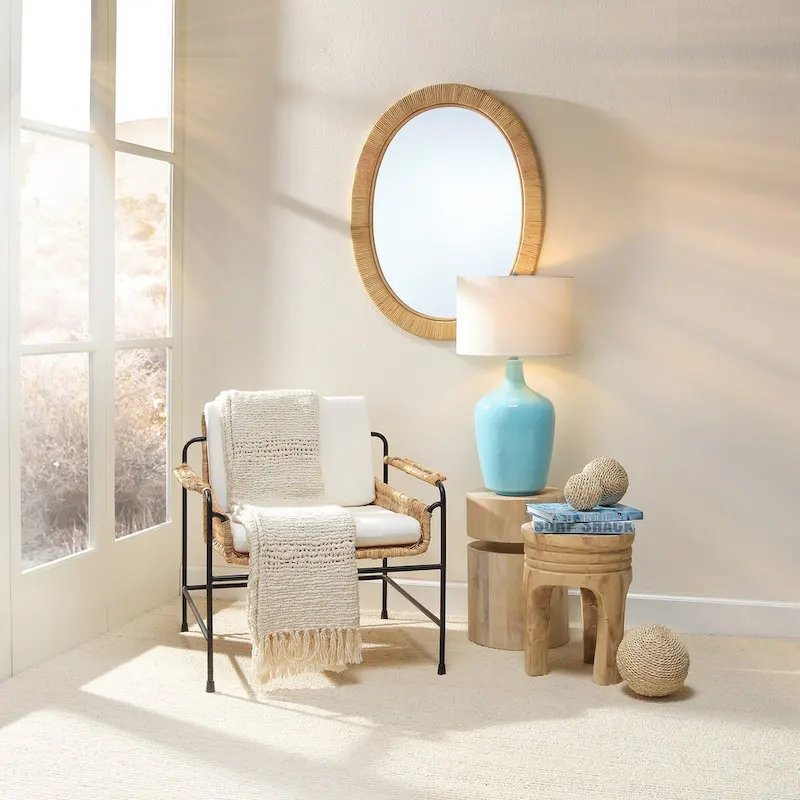 Dylan Wood Round Side Table