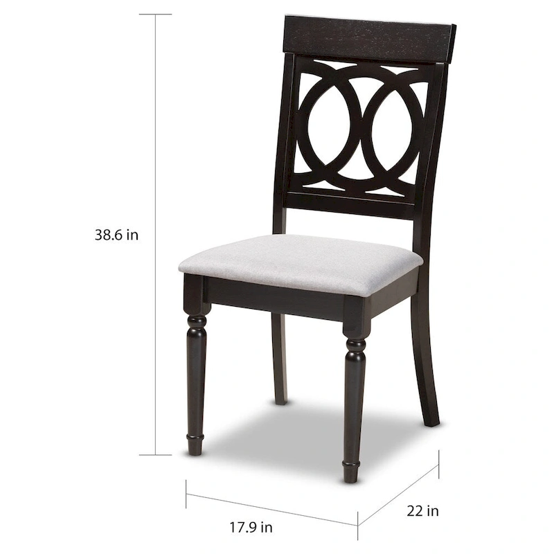 Copper Grove Taizz Modern Fabric 4-piece Dining Chair Set