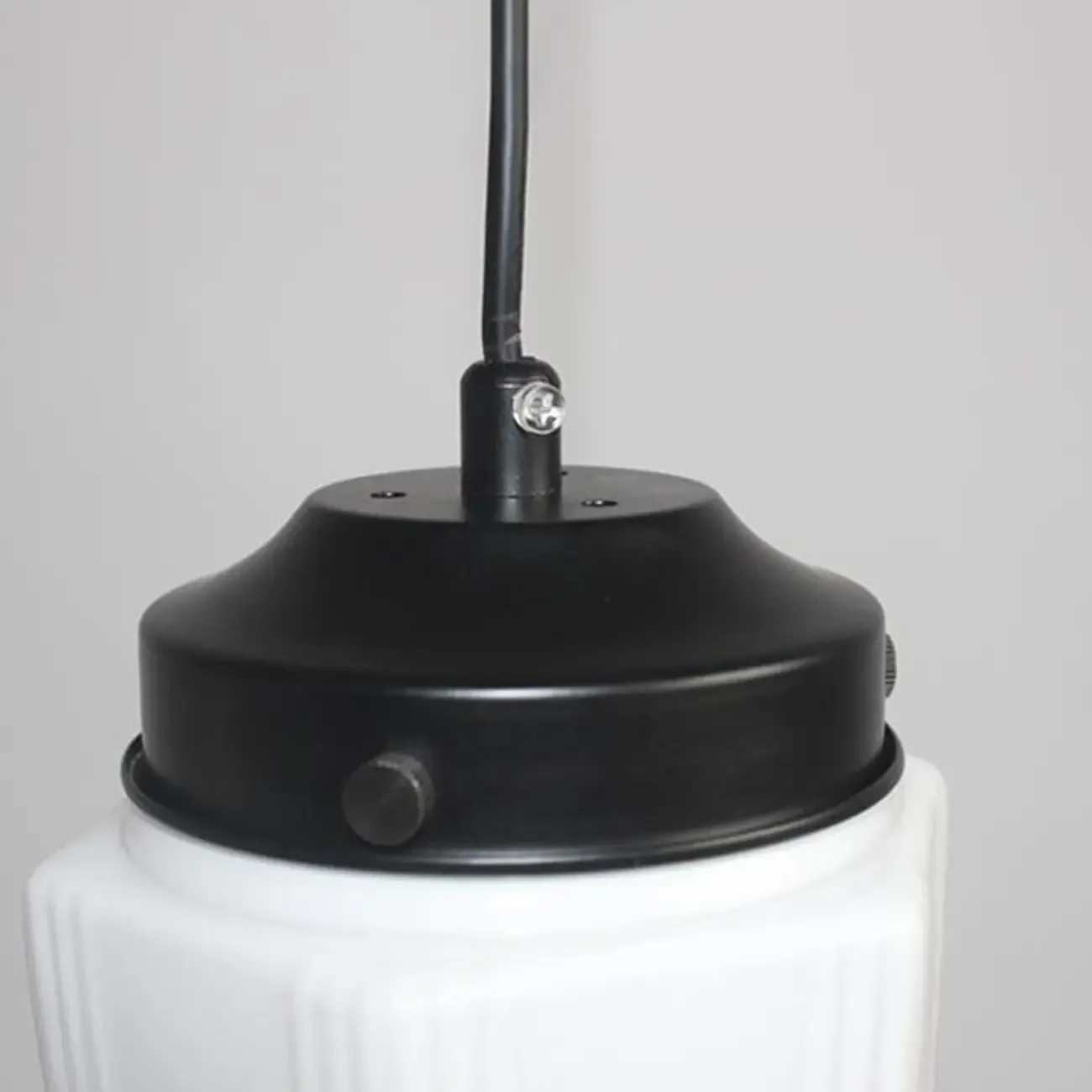 Modern Frosted Glass LED bedside pendant lamp in Hazelnut Tone