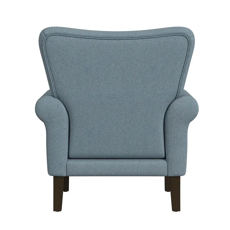 HomePop Rolled Arm Accent Chair