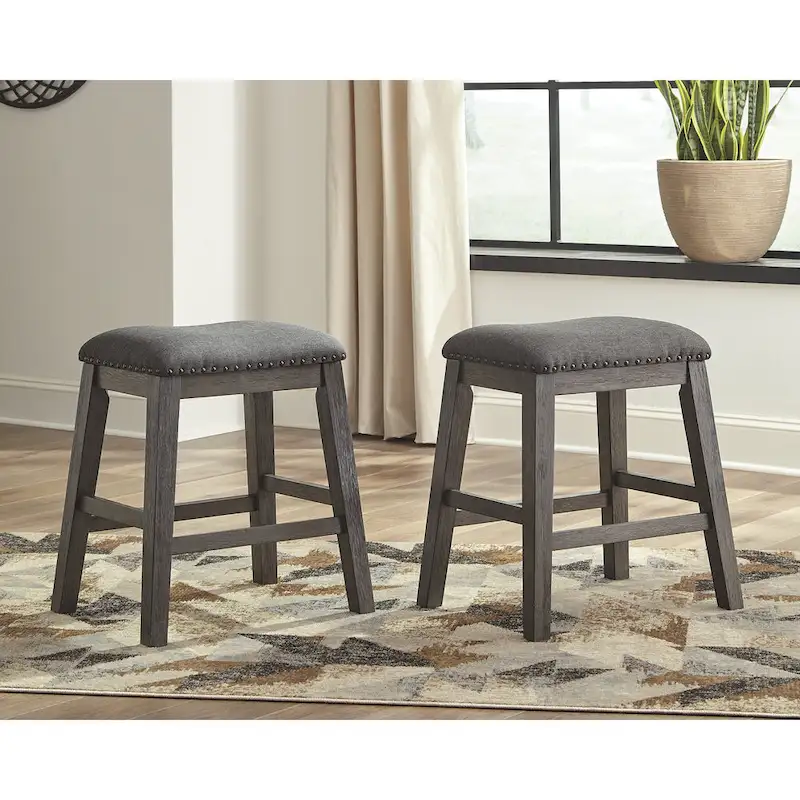 Signature Design by Ashley Caitbrook Gray 5-Piece Counter Height Dining Package