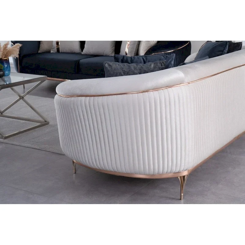 Kyt 4 Pieces Living Room Sets 2 Sofa 2 Chair