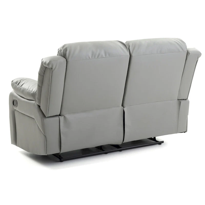 Daria Faux Leather Reclining Loveseat