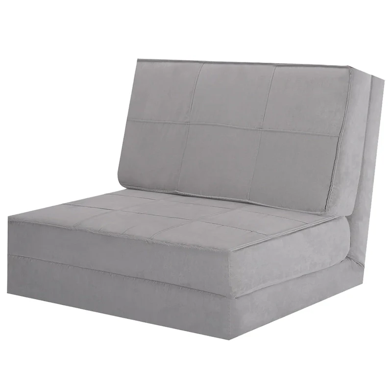 Costway Convertible Fold Down Chair Flip Out Lounger Sleeper Bed Couch