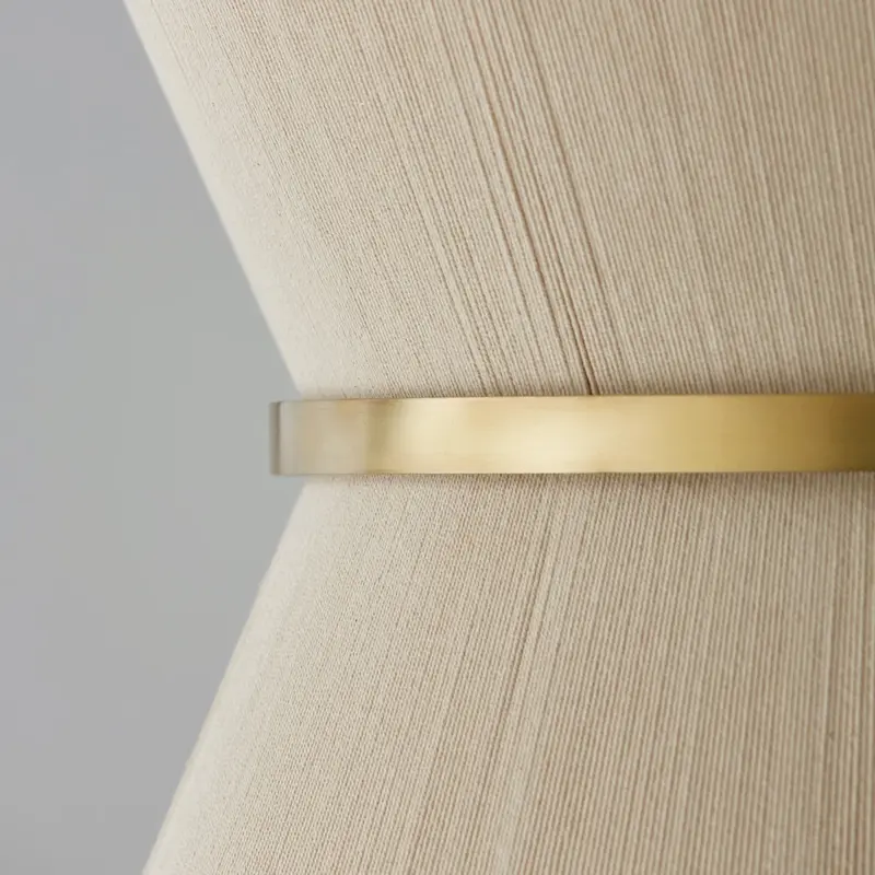 Cecilia 24.25  8-light Patinaed Brass/ Tapered String Pendant