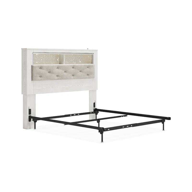 Signature Design by Ashley Altyra White Upholstered Panel Headboard