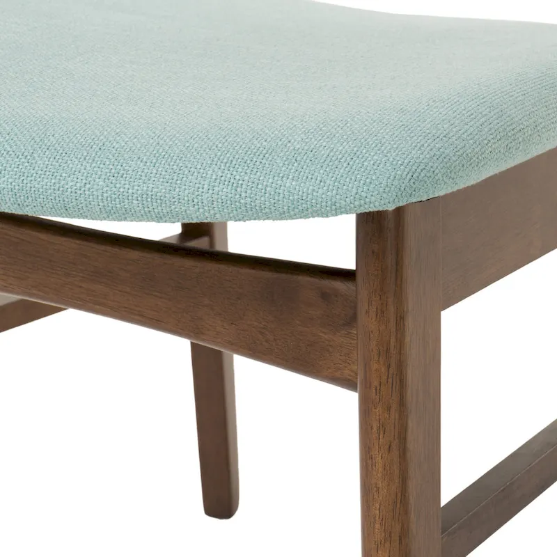 Fabric-upholstered Wood Dining Chairs