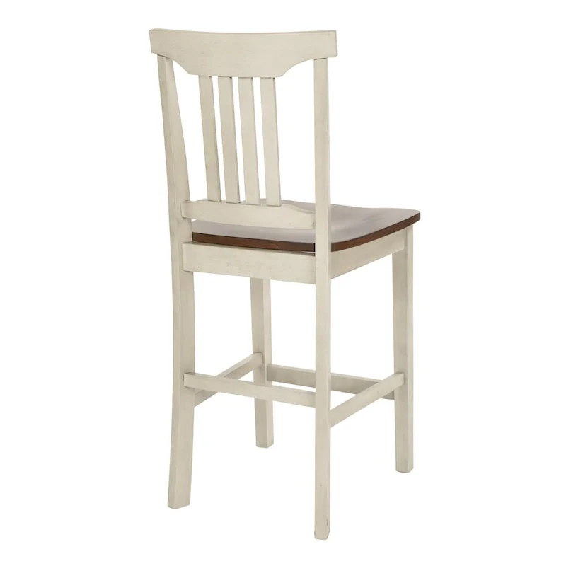 The Gray Barn Simmons Antique White and Brown 5-piece Dining Set