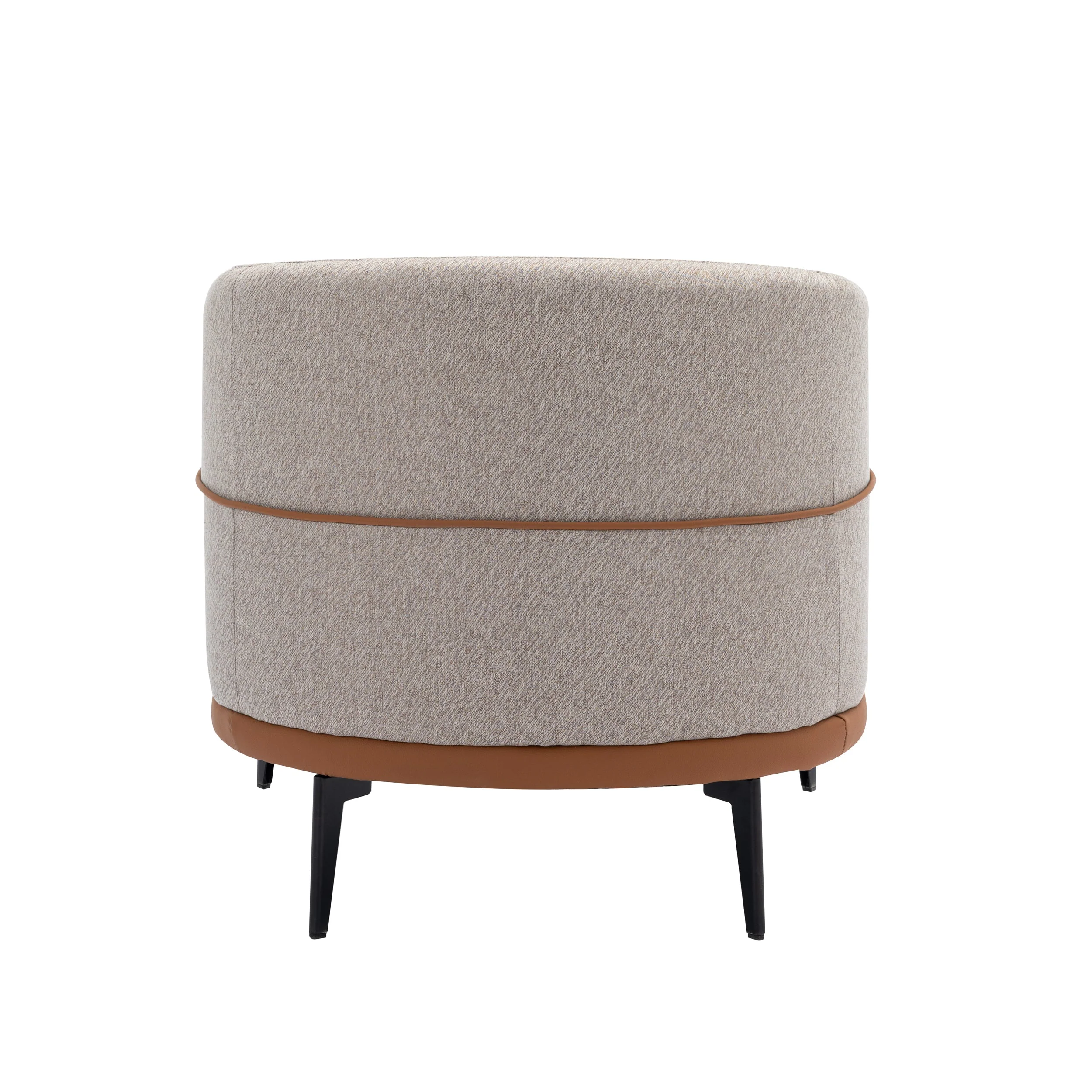 Walker Edison | Modern Two-tone Barrel Accent Chair