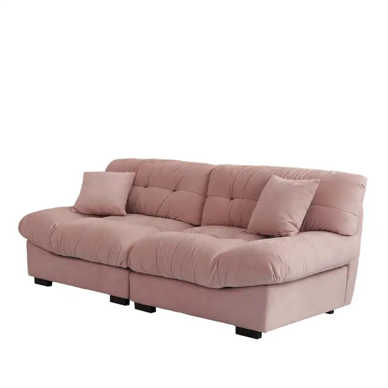 89 Tufted Sofa Cloud Shaped Couch
