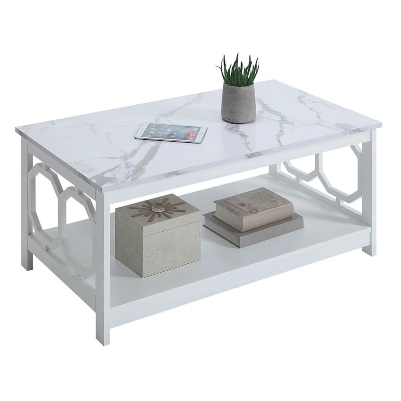 Convenience Concepts Omega Coffee Table with Shelf