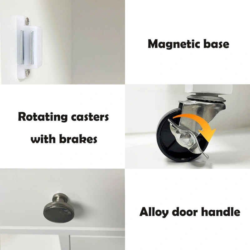 MM Kitchen island rolling trolley cart