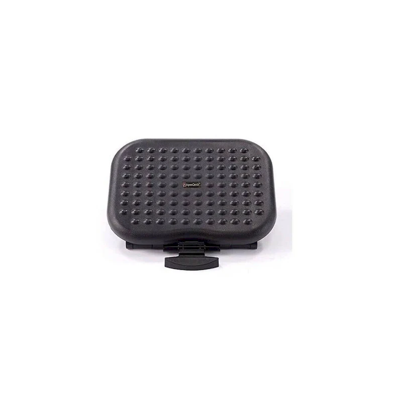 ApexDesk Adjustable Massaging Foot Rest with Non-Skid Surface 18 x 13.5 (Black)