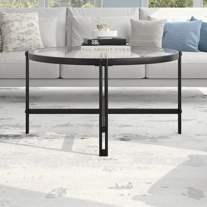 Inez 32 Wide Round Coffee Table