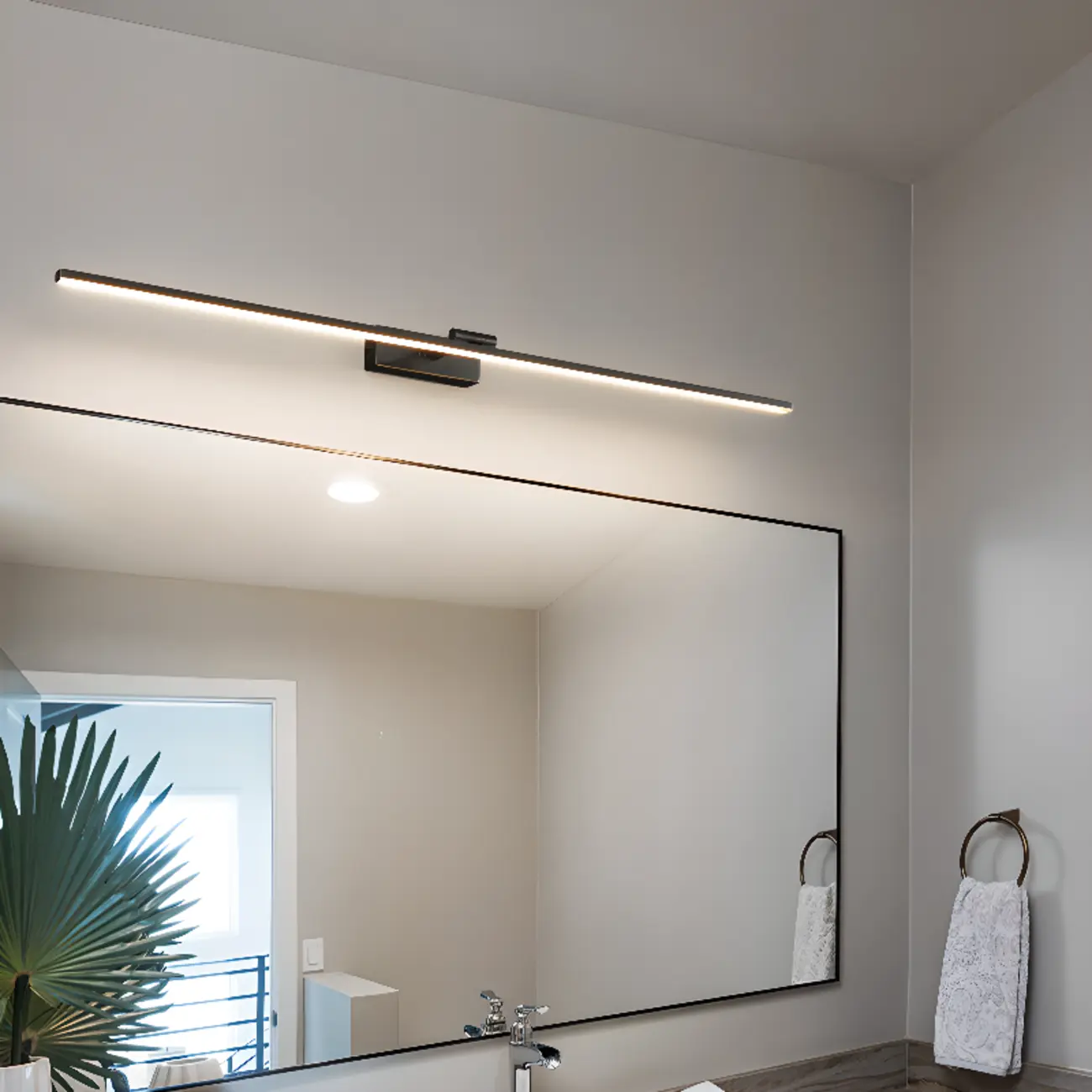 Modern Linear Bathroom Vanity Light with Third Gear Dimming