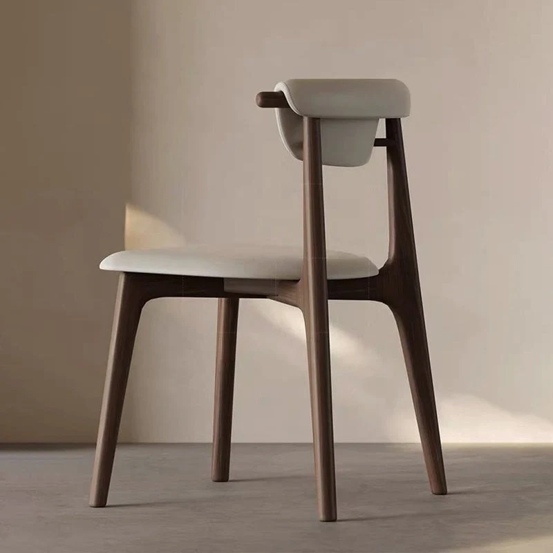 71 Modern Rectangular Dining Table with Stone Table-top, Wood Legs