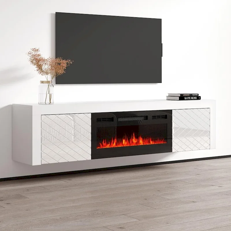 Dia BL-EF Electric Fireplace 71  TV Stand