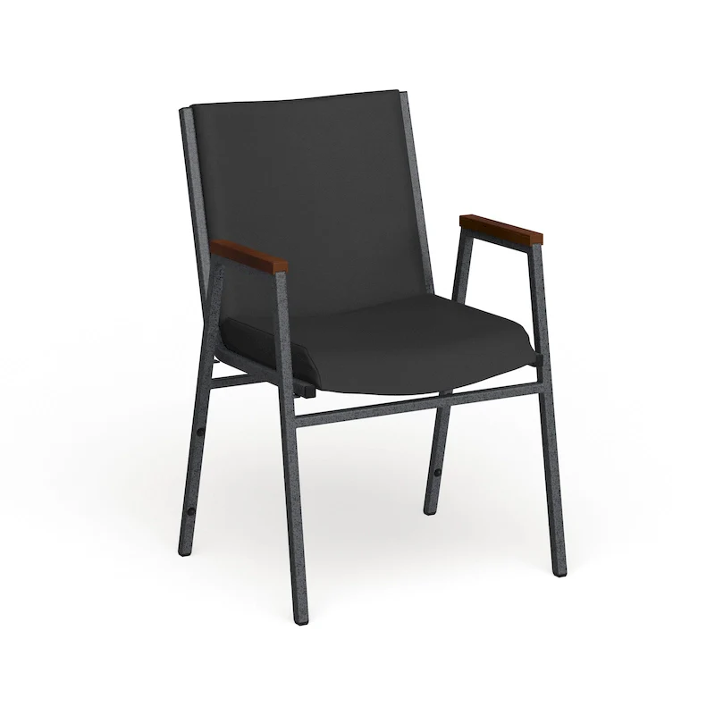 Heavy Duty Stack Chair with Arms - 21D x 21W x 31H