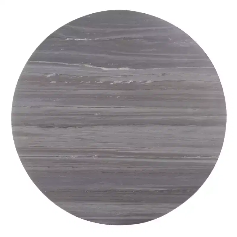 Nylah Marble Side Table - ACC3716 - Grey Marble/Black - Safavieh