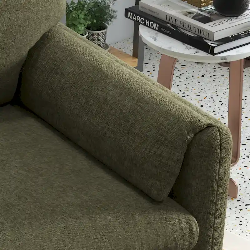 Upholstered Accent Chair Armchair Single Sofa